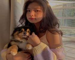The star also has a furry member in her family.